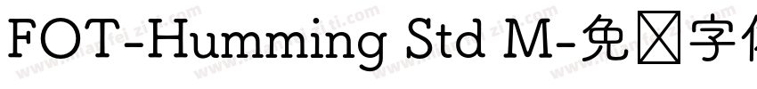 FOT-Humming Std M字体转换